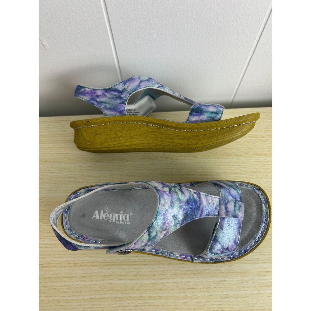 Alegria By PG Kendra Lite KEN298 Multicolor Sandal Euro 41 Women's US 10 coastal - Picture 7 of 9